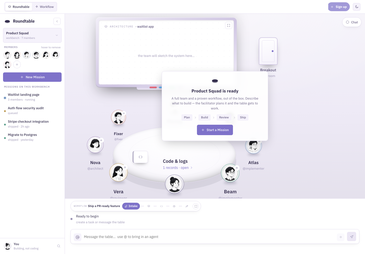 Roundtable product preview
